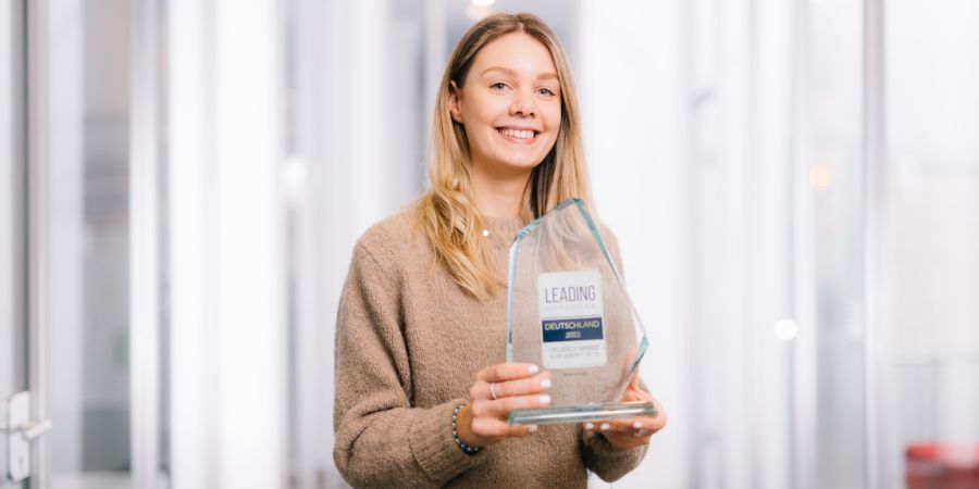 Janika Kläsener – Leading Employer Award 
symmedia – For machines 
